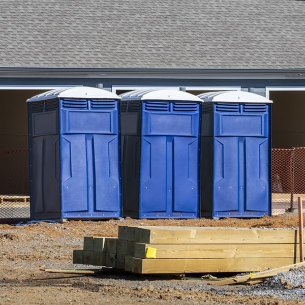 do you offer hand sanitizer dispensers inside the portable restrooms in Thorsby